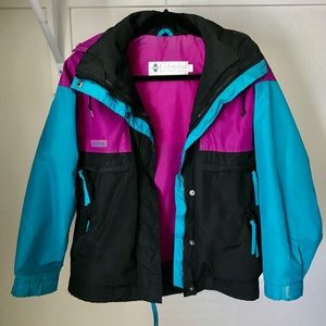 Columbia retro double layered winter jacket